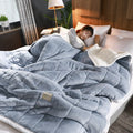 Astra LuxeWarm Cozy Lamb Fleece Throw Blanket For Winter