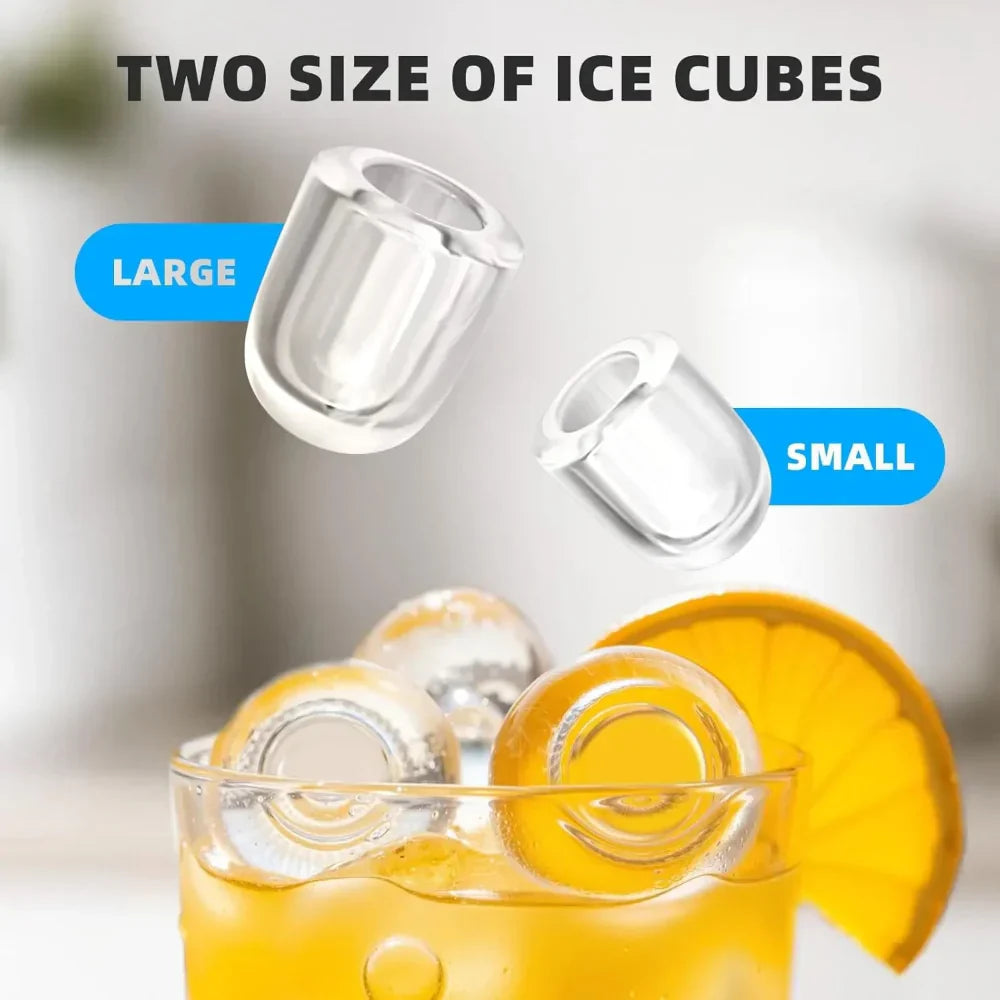 Portable Ice Maker For Countertops With Fast Ice Production