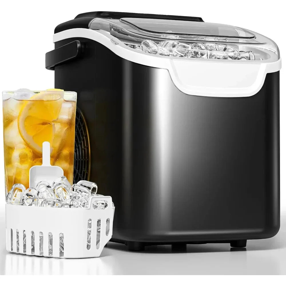 Nugget Ice Maker Countertop Portable Compact Kitchen Appliance