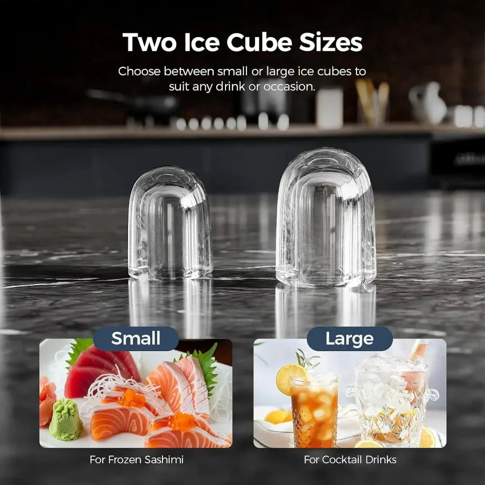 Nugget Ice Maker Countertop Portable Compact Kitchen Appliance