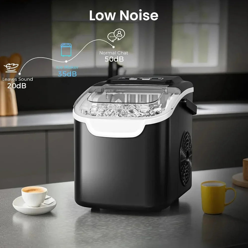 Nugget Ice Maker Countertop Portable Compact Kitchen Appliance