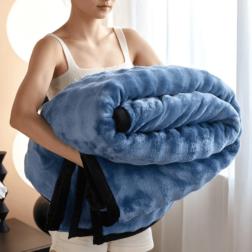 CozyNest doppelseitige Plüsch-Fleece-Decke für Wärme und Weichheit
