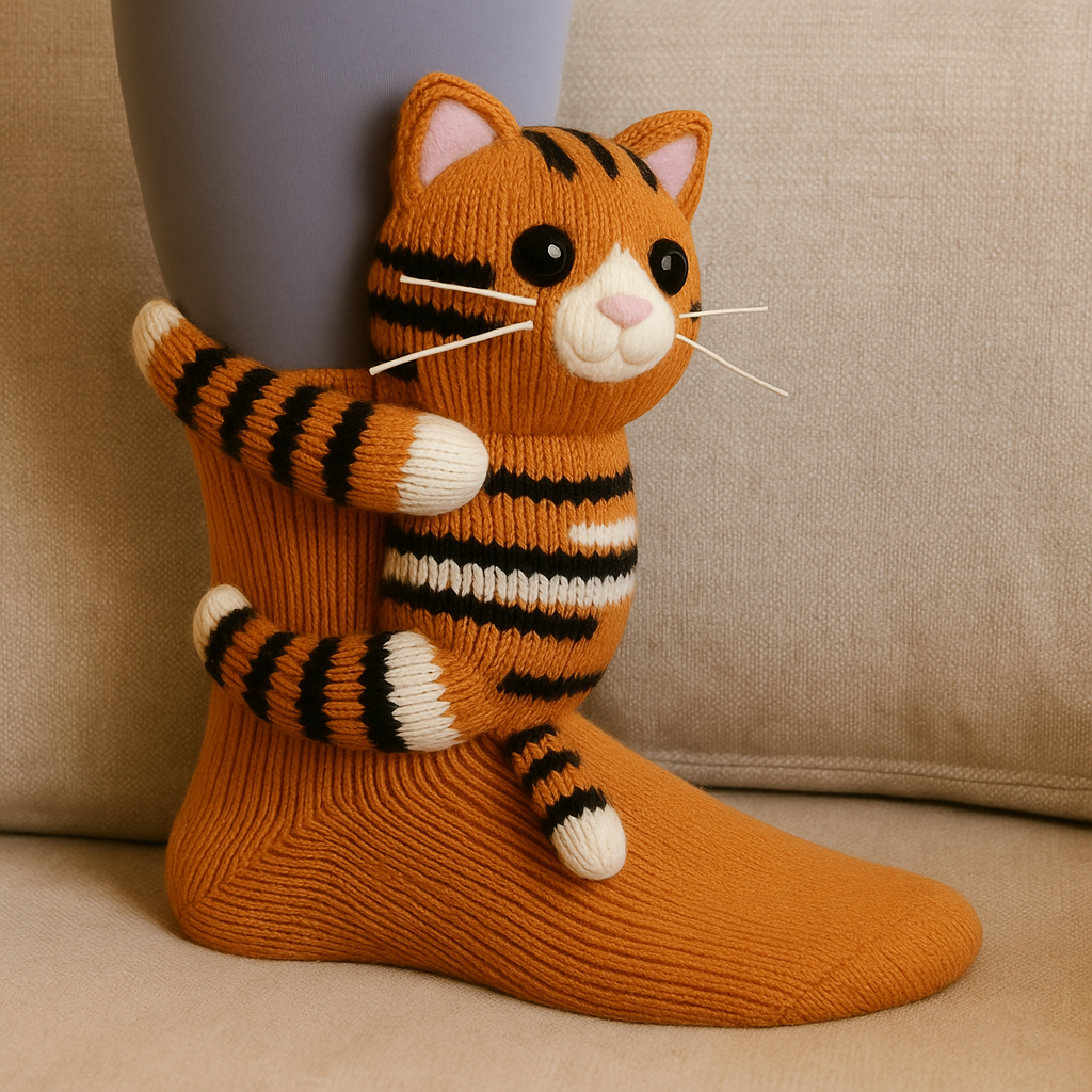 Animal-Themed 3D House Socks For Everyday Cozy Design