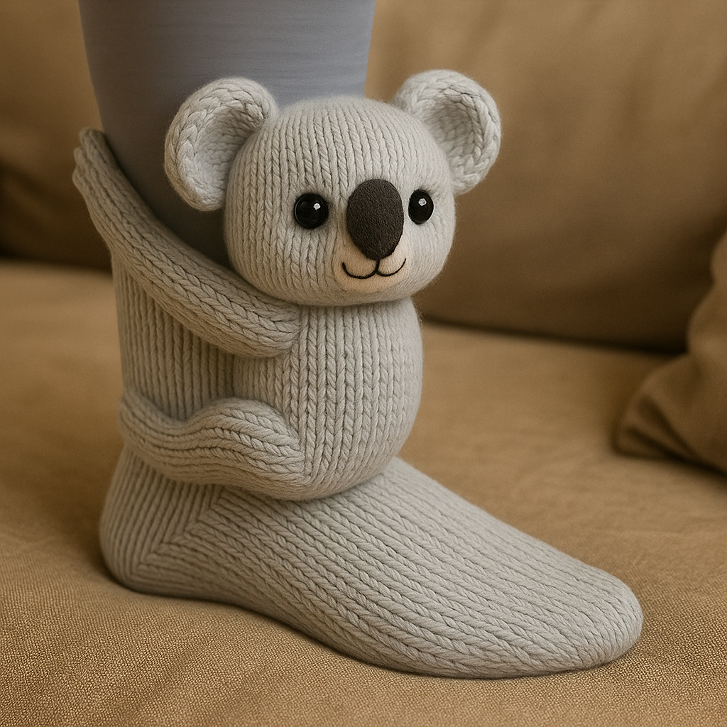 Animal-Themed 3D House Socks For Everyday Cozy Design
