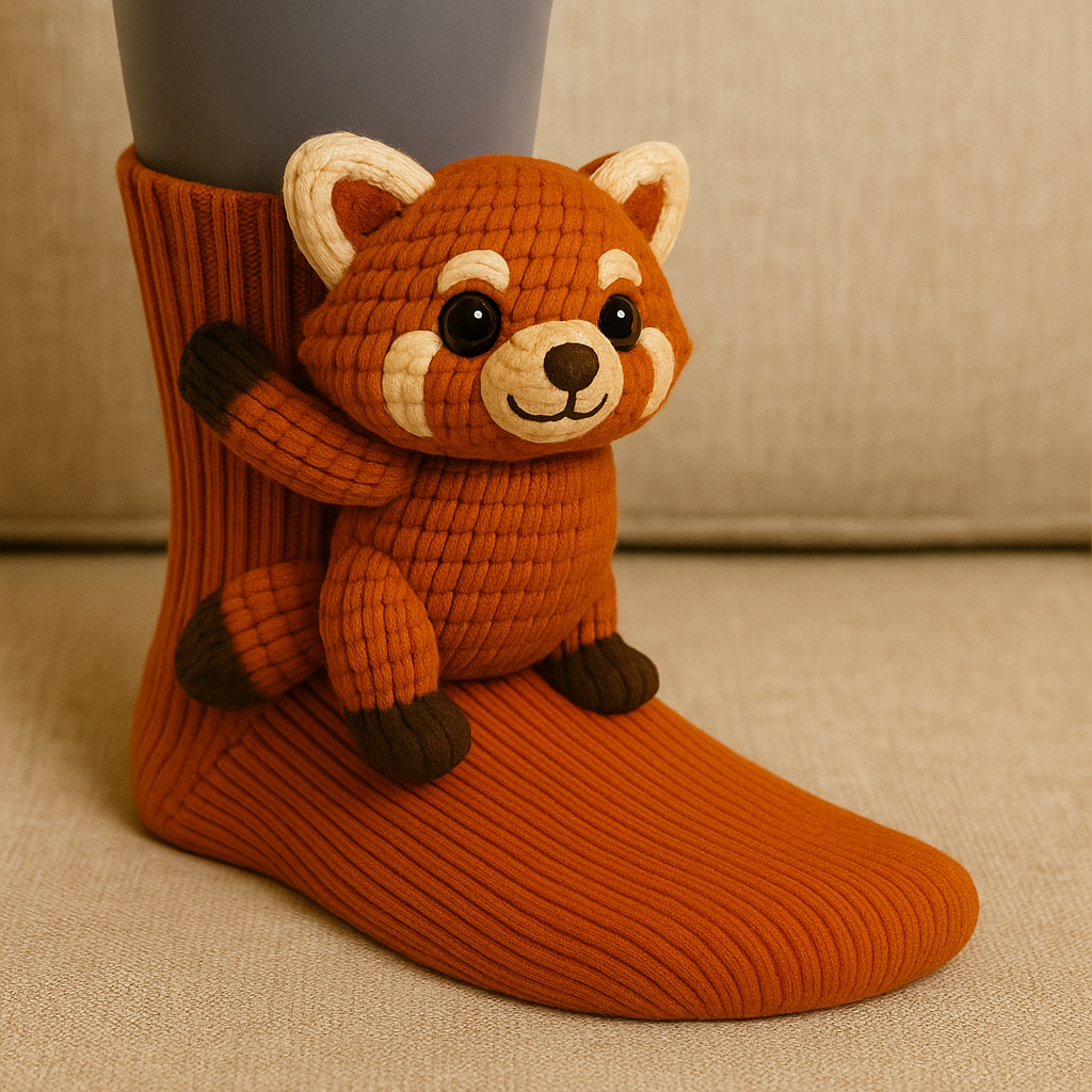 Animal-Themed 3D House Socks For Everyday Cozy Design