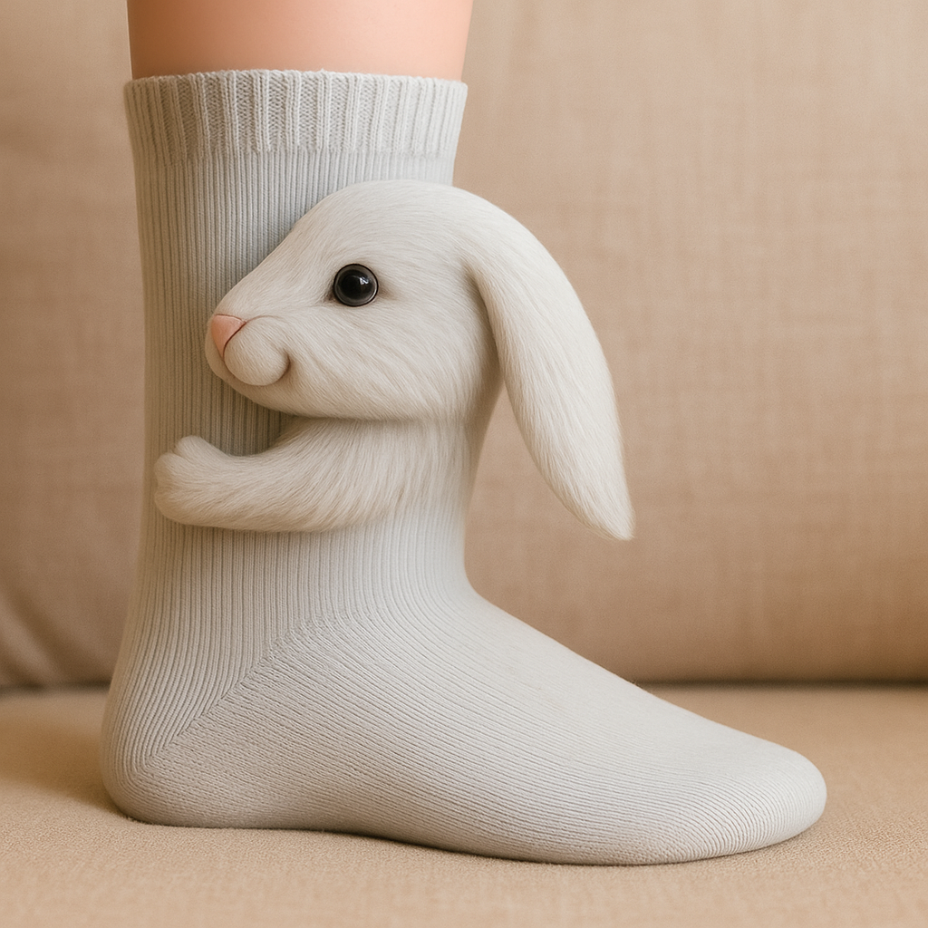 Animal-Themed 3D House Socks For Everyday Cozy Design