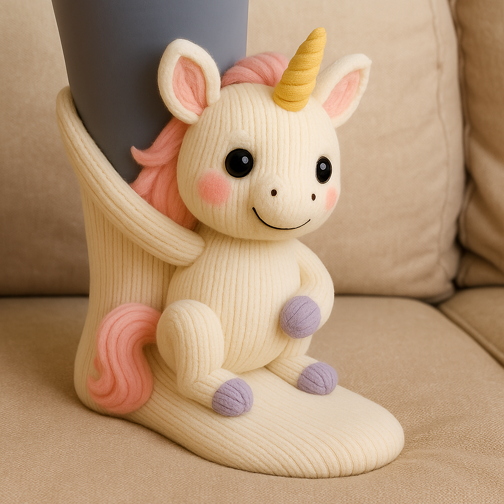 Animal-Themed 3D House Socks For Everyday Cozy Design