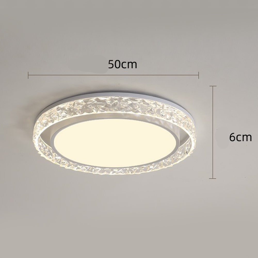 Crystal Halo LED plafondlamp met afstandsbediening voor dimmen