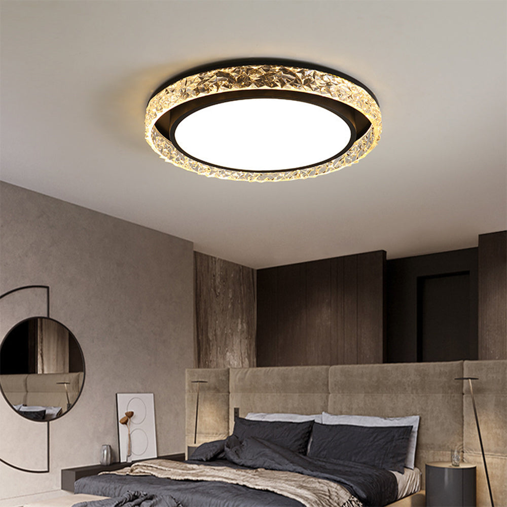 Crystal Halo LED plafondlamp met afstandsbediening voor dimmen