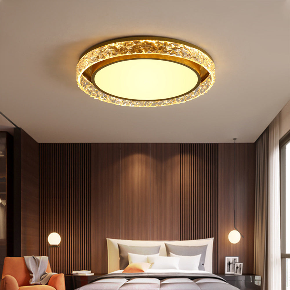 Crystal Halo LED plafondlamp met afstandsbediening voor dimmen