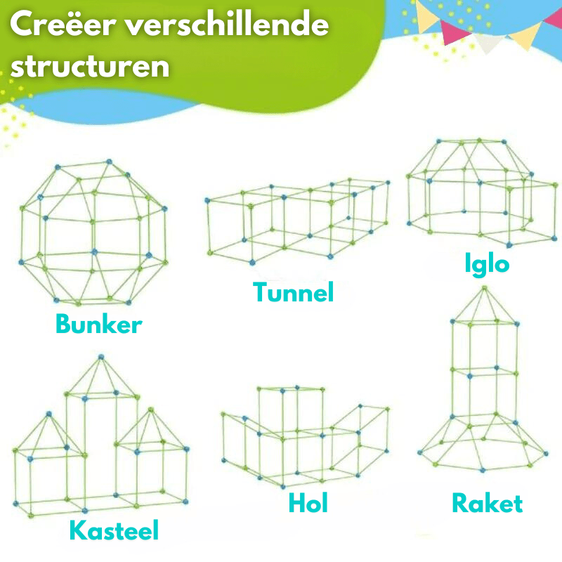 DreamCrest Builder Kreativt Byggesæt til Børneværelseseventyr