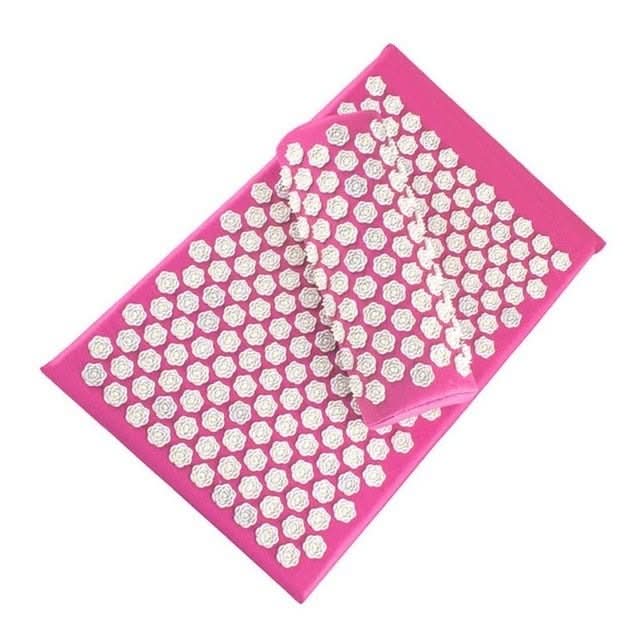 CalmFlow Acupressure Yoga Mat and Cushion Set for Natural Pain Relief and Relaxation