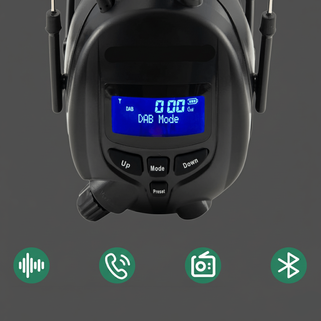 ClearGuard Pro – Radio DAB et FM et Communication Mains Libres