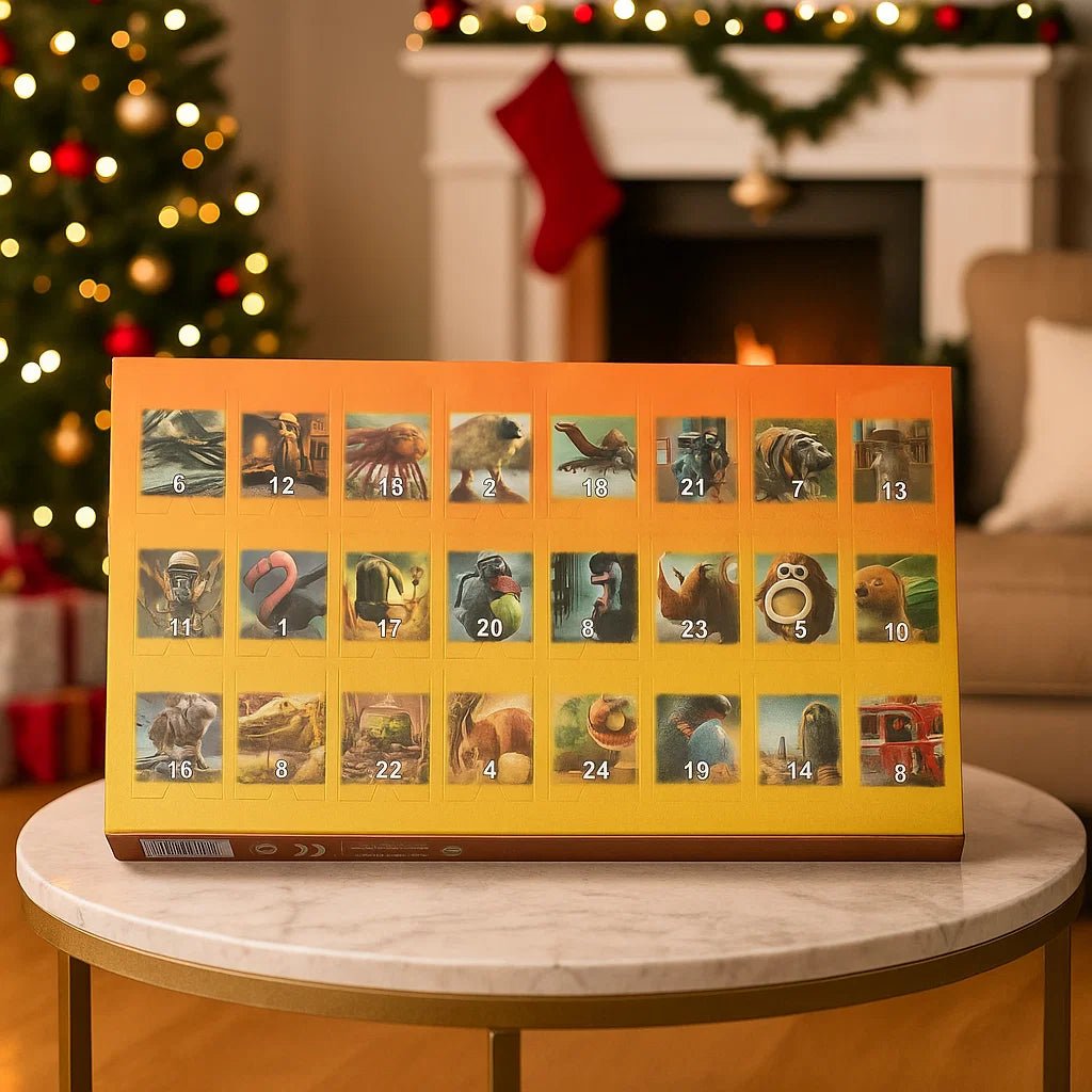 Calendar de Advent CosmoBox 24 Piese pentru Decorațiuni Festive de Crăciun