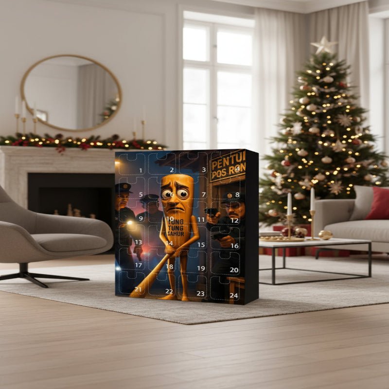 Calendar de Advent CosmoBox 24 Piese pentru Decorațiuni Festive de Crăciun