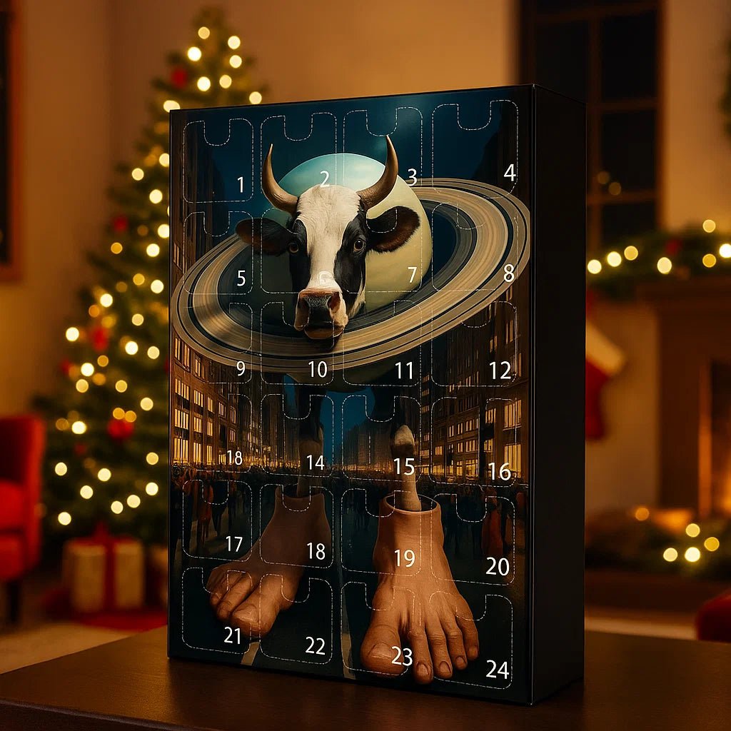 Calendar de Advent CosmoBox 24 Piese pentru Decorațiuni Festive de Crăciun