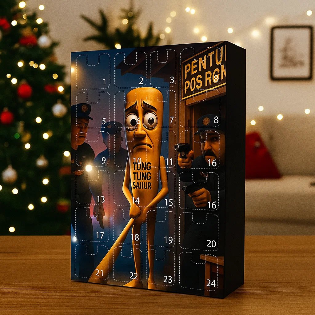 Calendar de Advent CosmoBox 24 Piese pentru Decorațiuni Festive de Crăciun