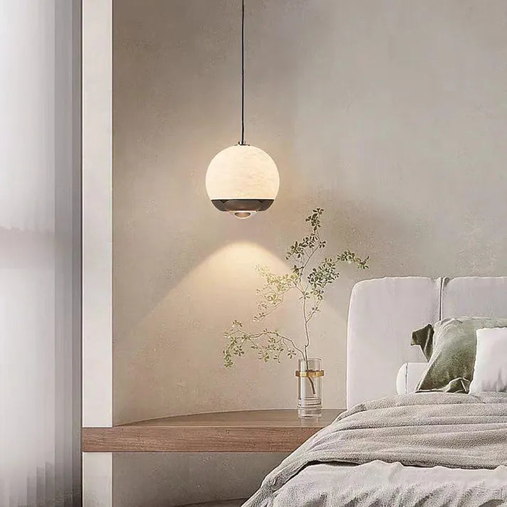 Lampa Solara z marmuru i alabastru w stylu skandynawskim | Snurv