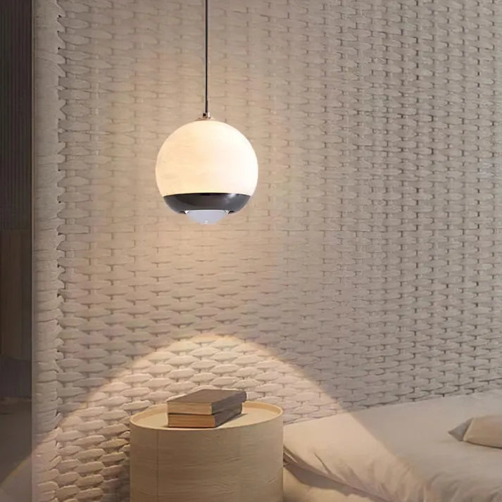 Lampa Solara z marmuru i alabastru w stylu skandynawskim | Snurv