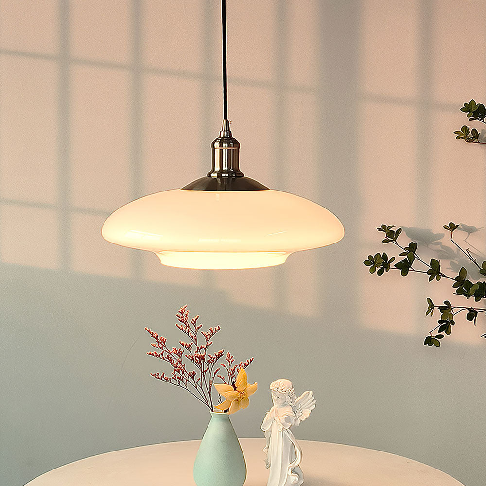 Závěsné svítidlo Aurelia White Glass pro moderní kuchyně | Snurv