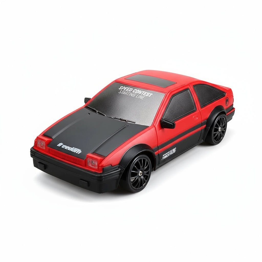 DriftNova רכב דריפט שלט 4X4 עם צמיגים חלקים במיוחד לדריפטים חלקים