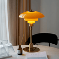 Nordhaven skandinavisk bordlampe med dæmpbar LED-lys