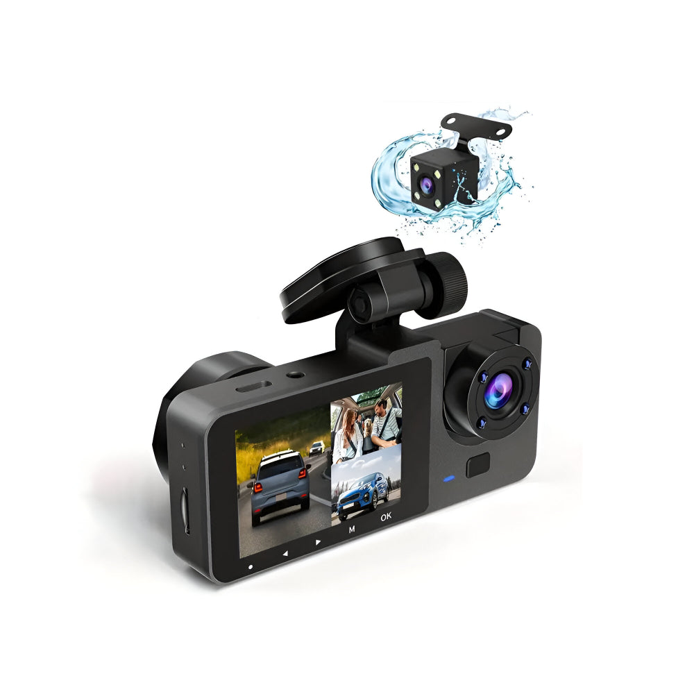 1080P duální kamera do auta s parkovacím monitorem