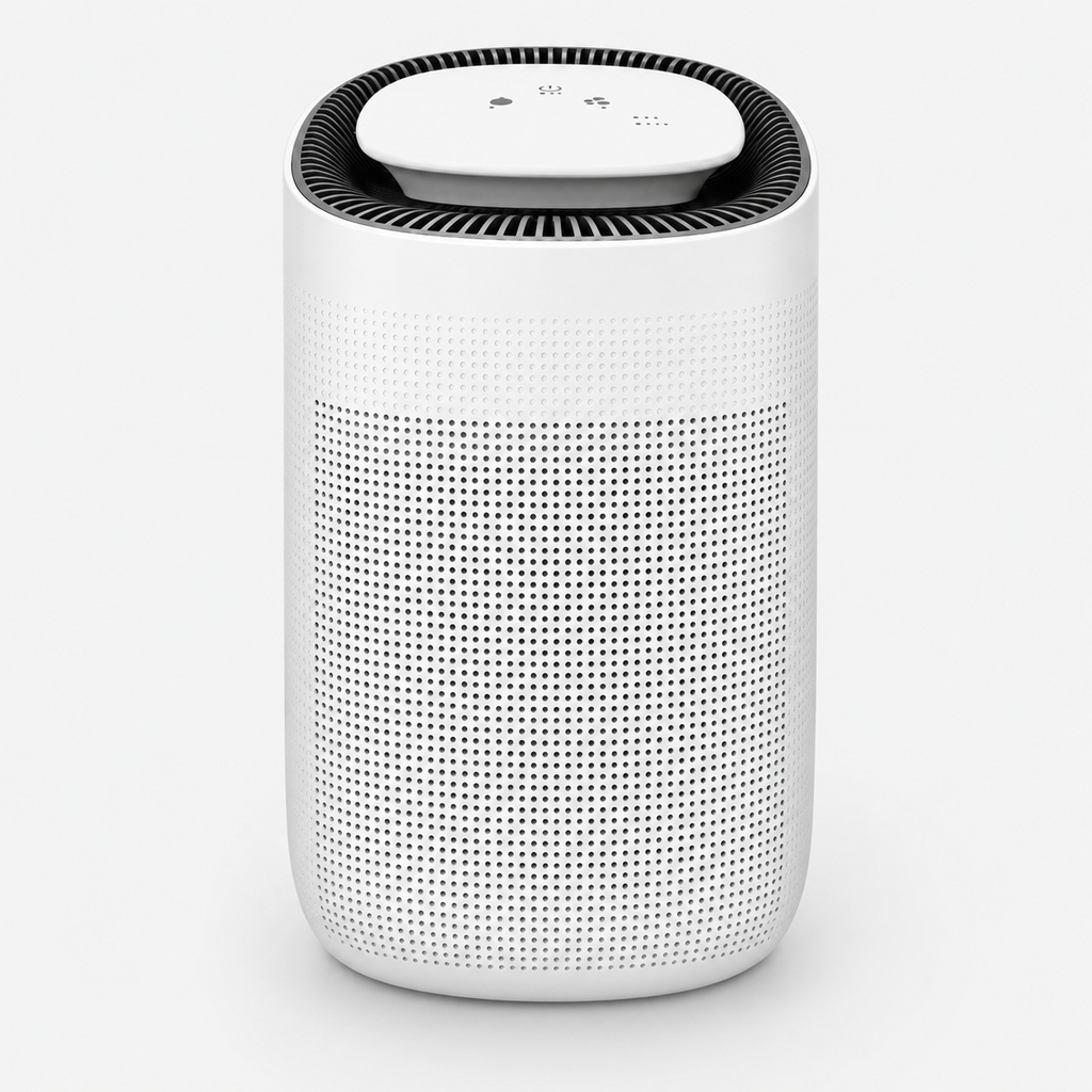 Compact Dehumidifier With Air Purifier For Moisture Reduction