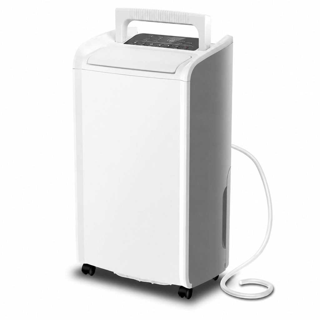Large Room Dehumidifier With Cooling And Drain Hose For Home Moisture Removal