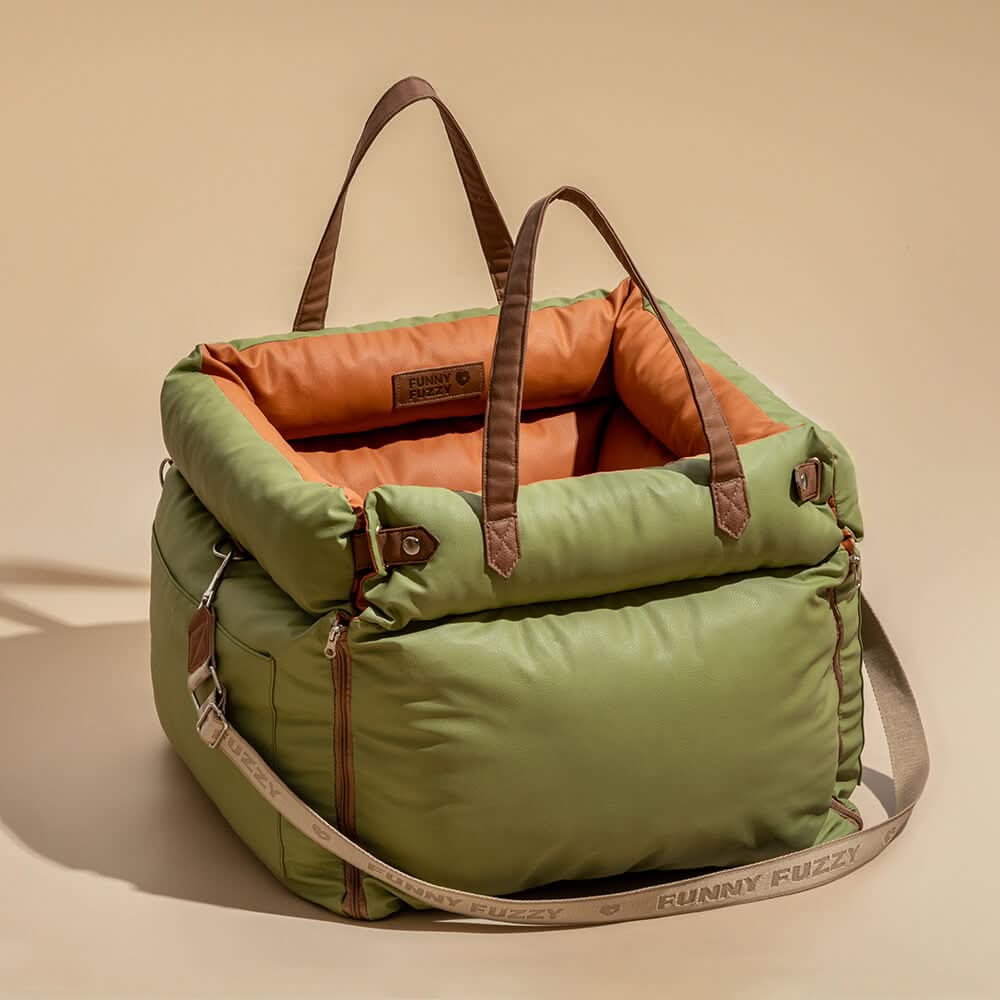 Aurora Podróżne Siedzenie dla Psów Luksusowe Fotelik Samochodowy dla Bezpieczeństwa i Komfortu