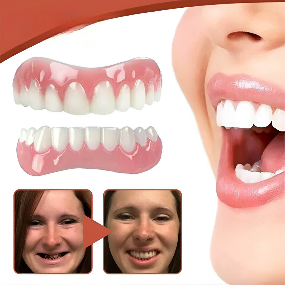 Silicone Denture Replacement Kit for Comfortable Teeth Fit, Dental Set