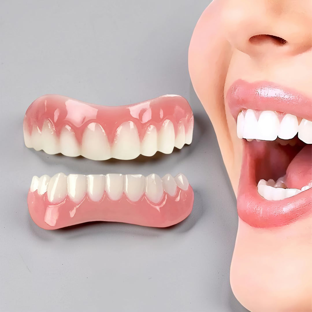 Silicone Denture Replacement Kit for Comfortable Teeth Fit, Dental Set
