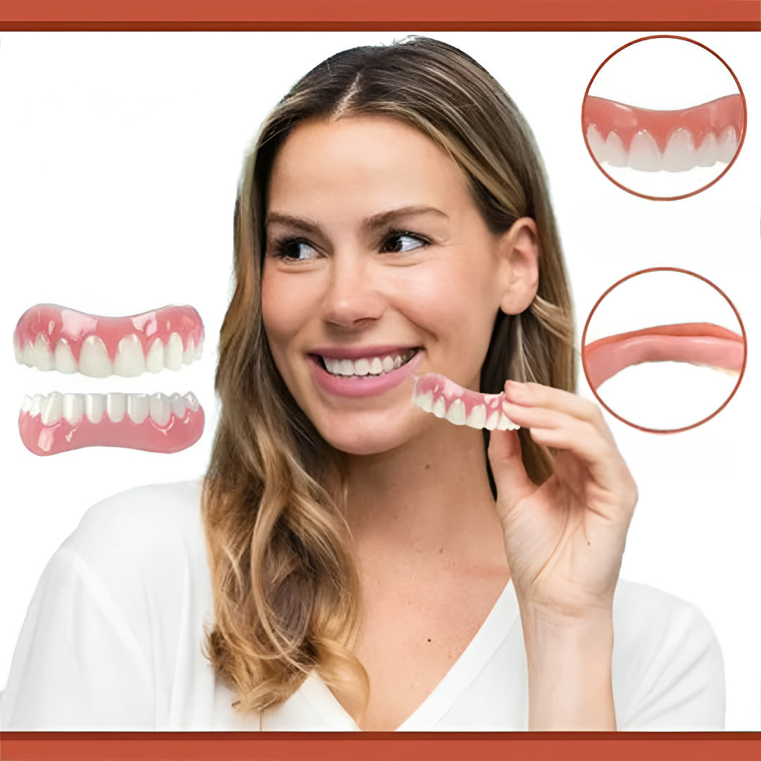 Silicone Denture Replacement Kit for Comfortable Teeth Fit, Dental Set