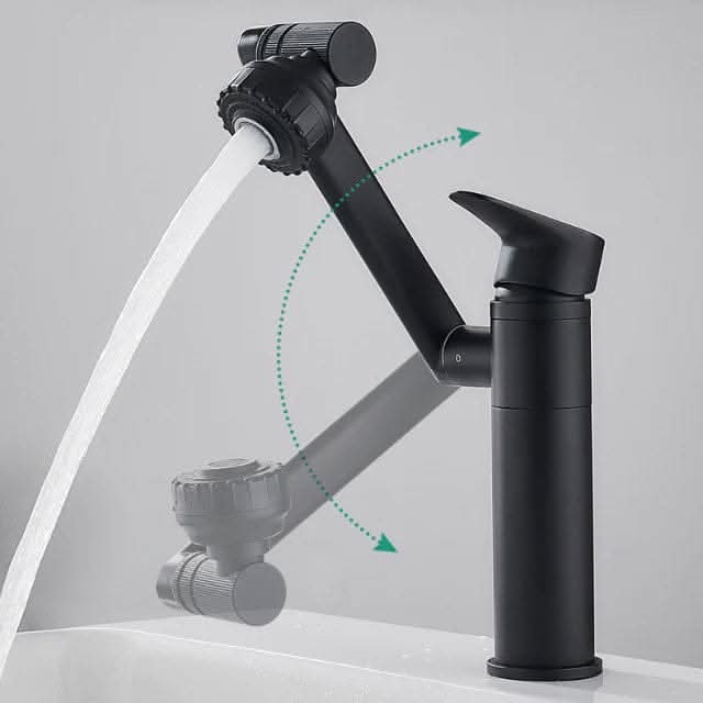 FlexiFlow 360° Fleksibel Vandhane med Sprayfunktion til Håndvaske