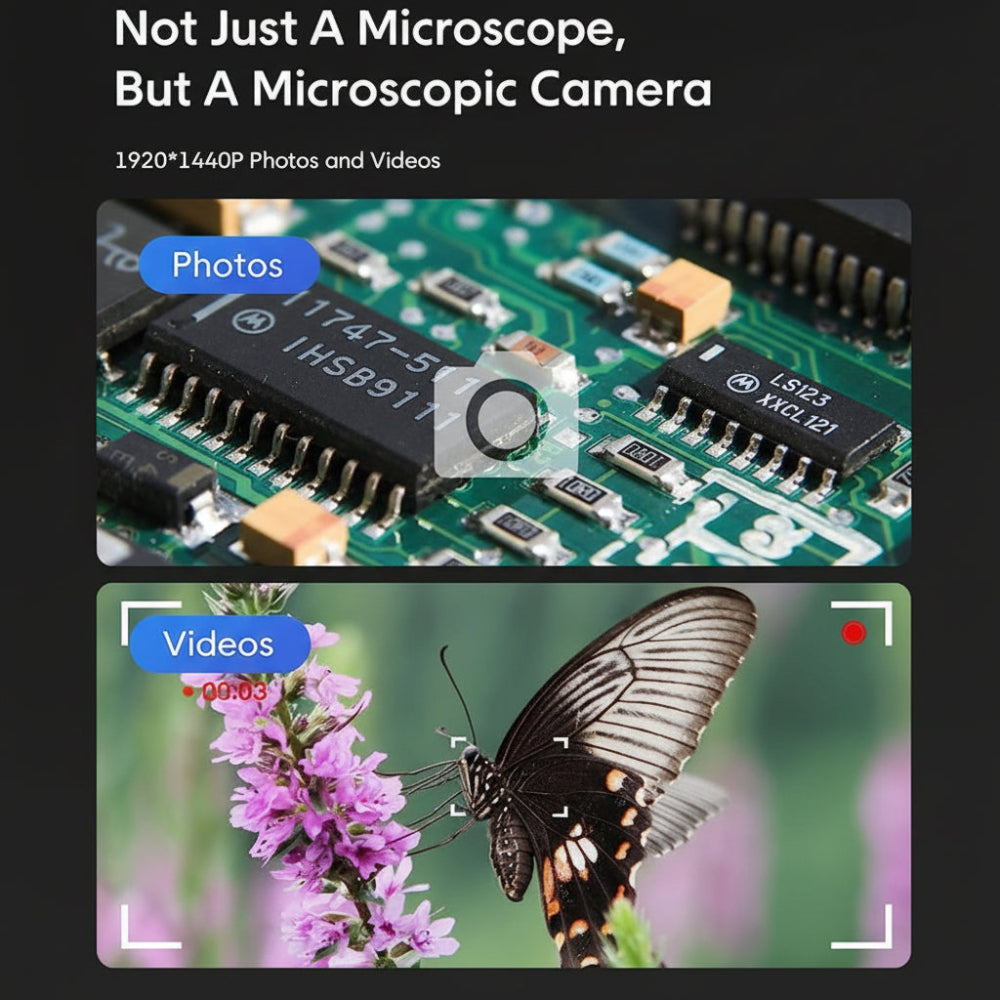 USB ruční mikroskop pro telefony s HD zvětšením