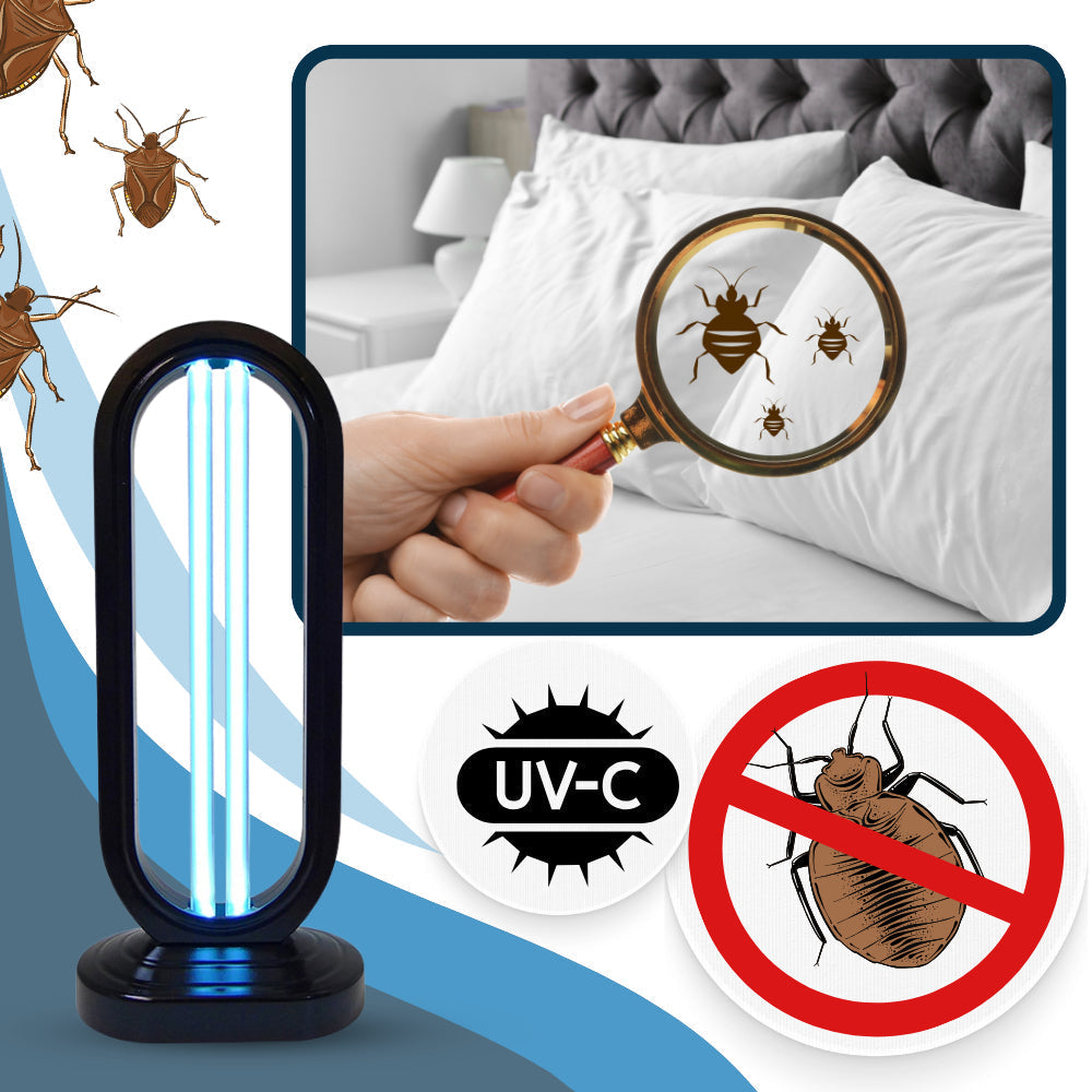Portable UV Disinfectant Lamp For Floor And Room Sanitizing