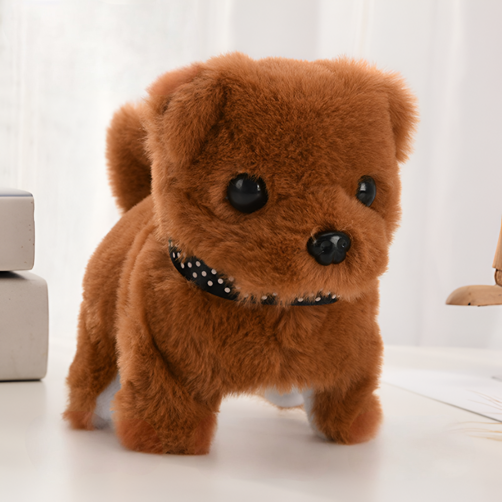 German Shepherd Interactive Puppy Robot With Plush Exterior That Walks And Barks
