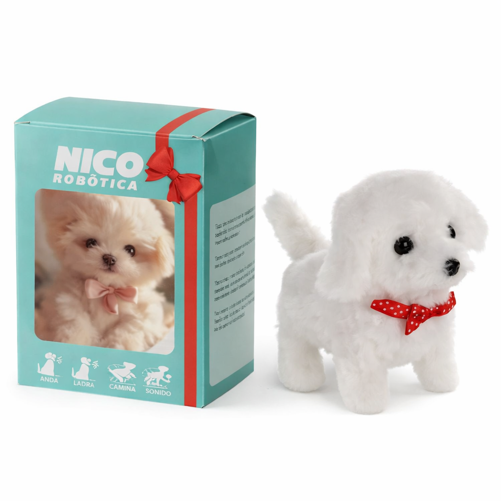 Jouet chiot robot avec jeu interactif qui marche et aboie pour enfants