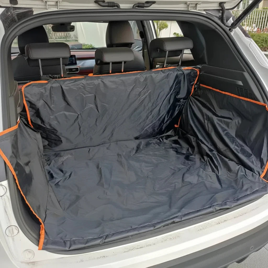 Protetor de Assento Impermeável para Cão para Área de Carga e Mala de SUV