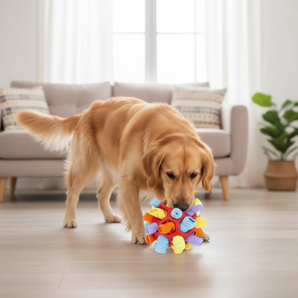 Kutyakeksz adagoló labda puzzle játék edzéshez és játékhoz