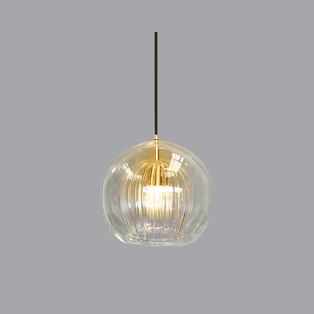 Luminária de Teto com Globo de Vidro de Duas Camadas e Diâmetro de 12 Polegadas | Rosalyssa