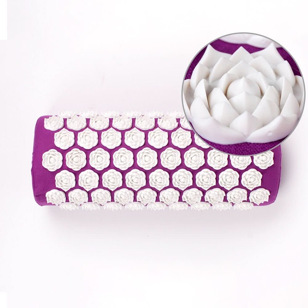 CalmFlow Acupressure Yoga Mat and Cushion Set for Natural Pain Relief and Relaxation