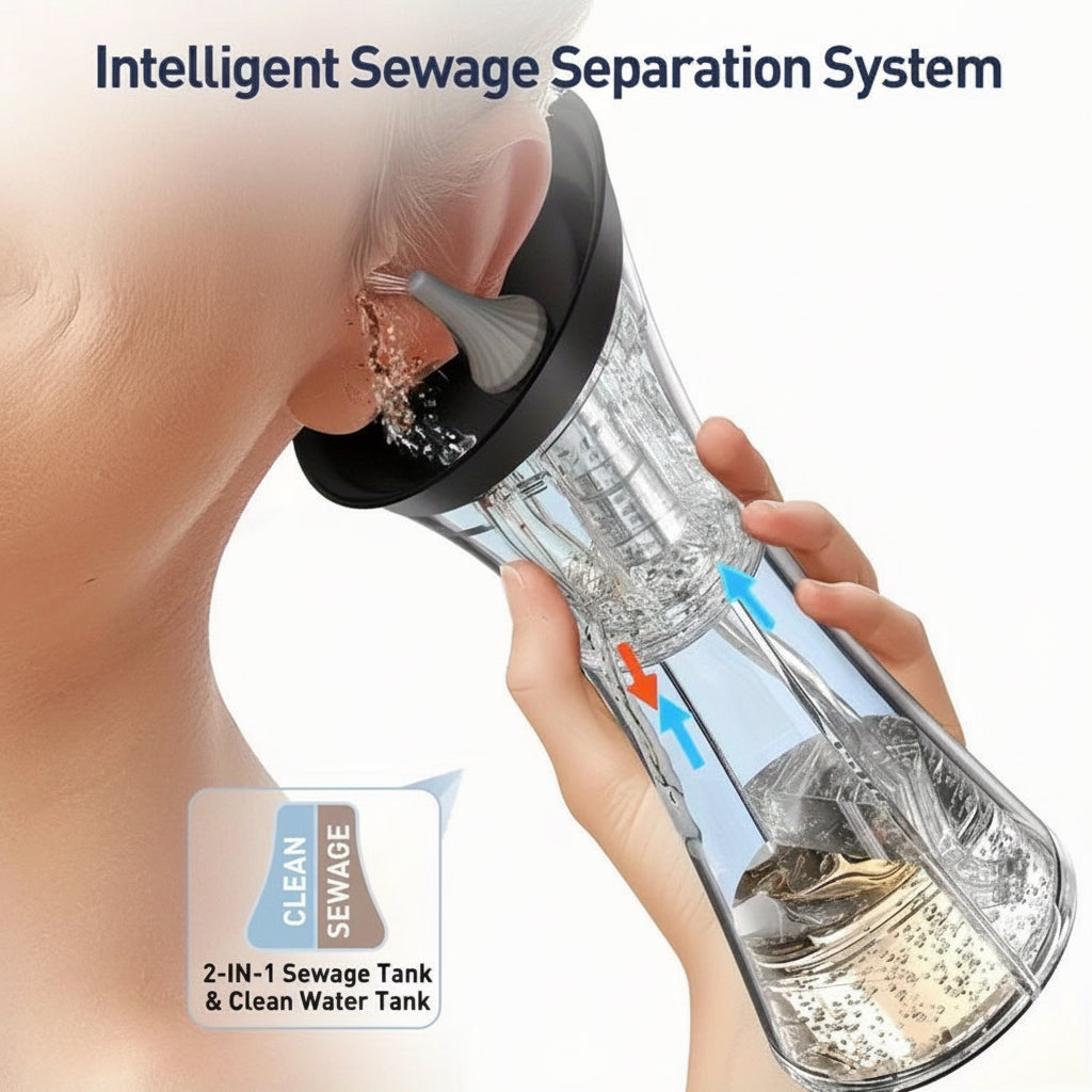 USB Rechargeable Ear Wax Cleaner With Water System