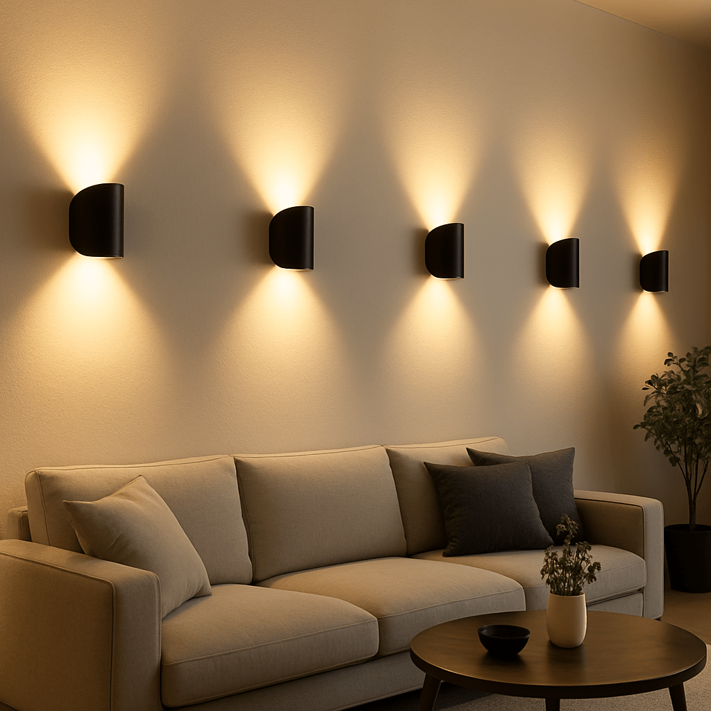 NovaLume Modern LED Wall Light For Energy Efficient Living Room Lighting