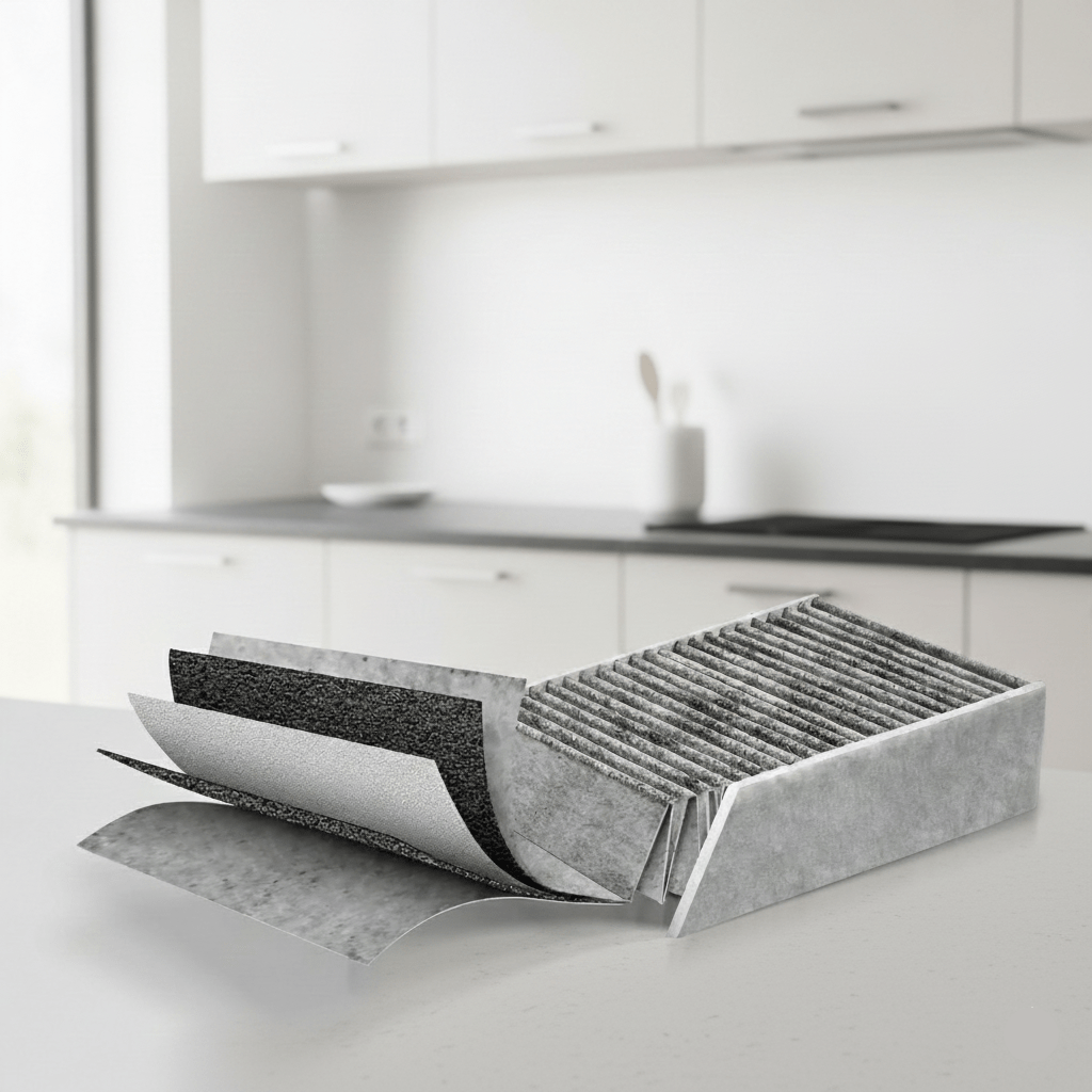 Neutralizacja zapachów z wywiewu świeżego powietrza za pomocą węgla aktywnego