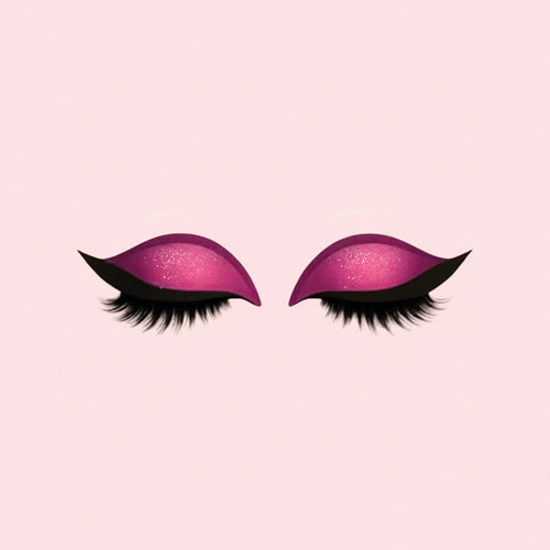Naklejki do sztucznych rzęs 3 w 1 z wbudowanym cieniem do powiek i eyelinerem