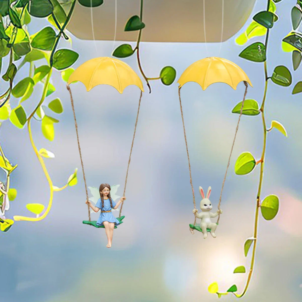 Ensemble de décorations suspendues Fairy Garden pour usage intérieur et extérieur | Rosalyssa