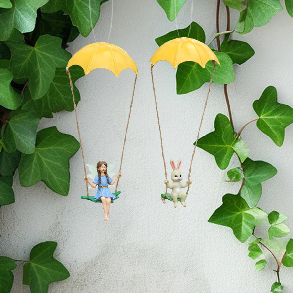 Ensemble de décorations suspendues Fairy Garden pour usage intérieur et extérieur | Rosalyssa
