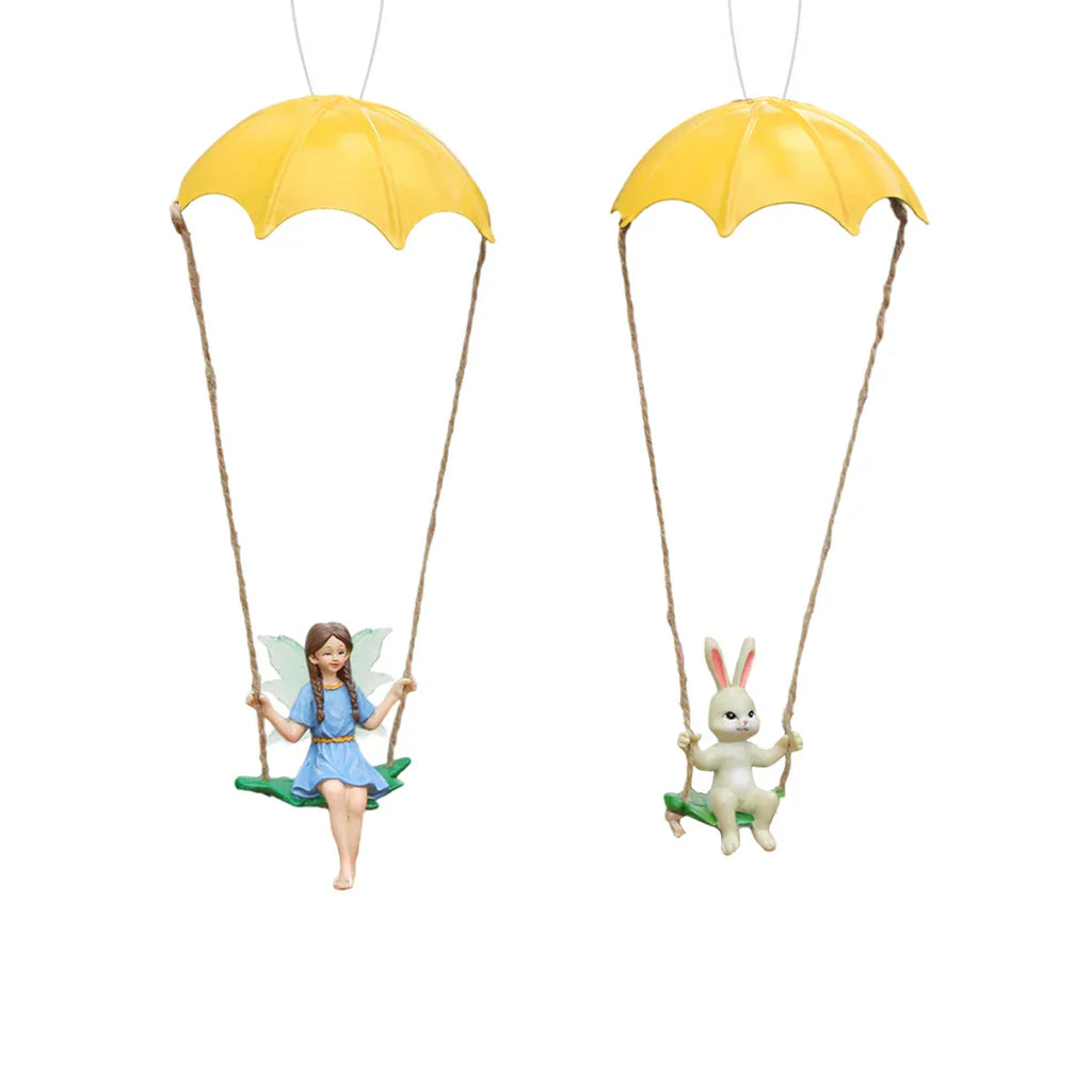 Ensemble de décorations suspendues Fairy Garden pour usage intérieur et extérieur | Rosalyssa