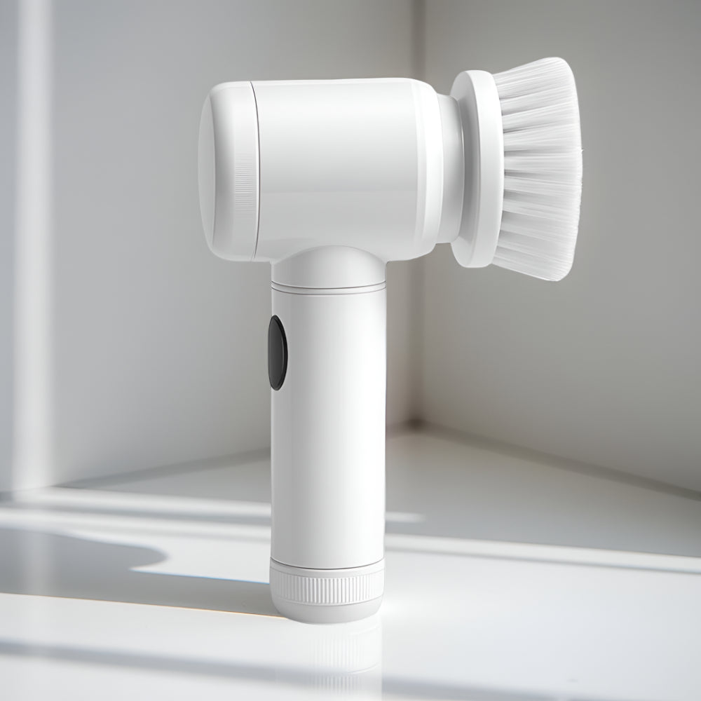 Cordless Electric Scrubber With Rotating Brush For Home Use